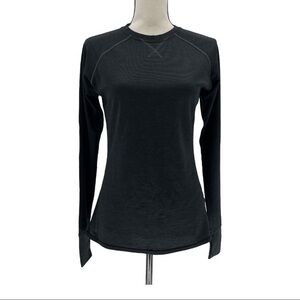 Nike Dri Fit Black Long Sleeve Crew Neck T-Shirt
